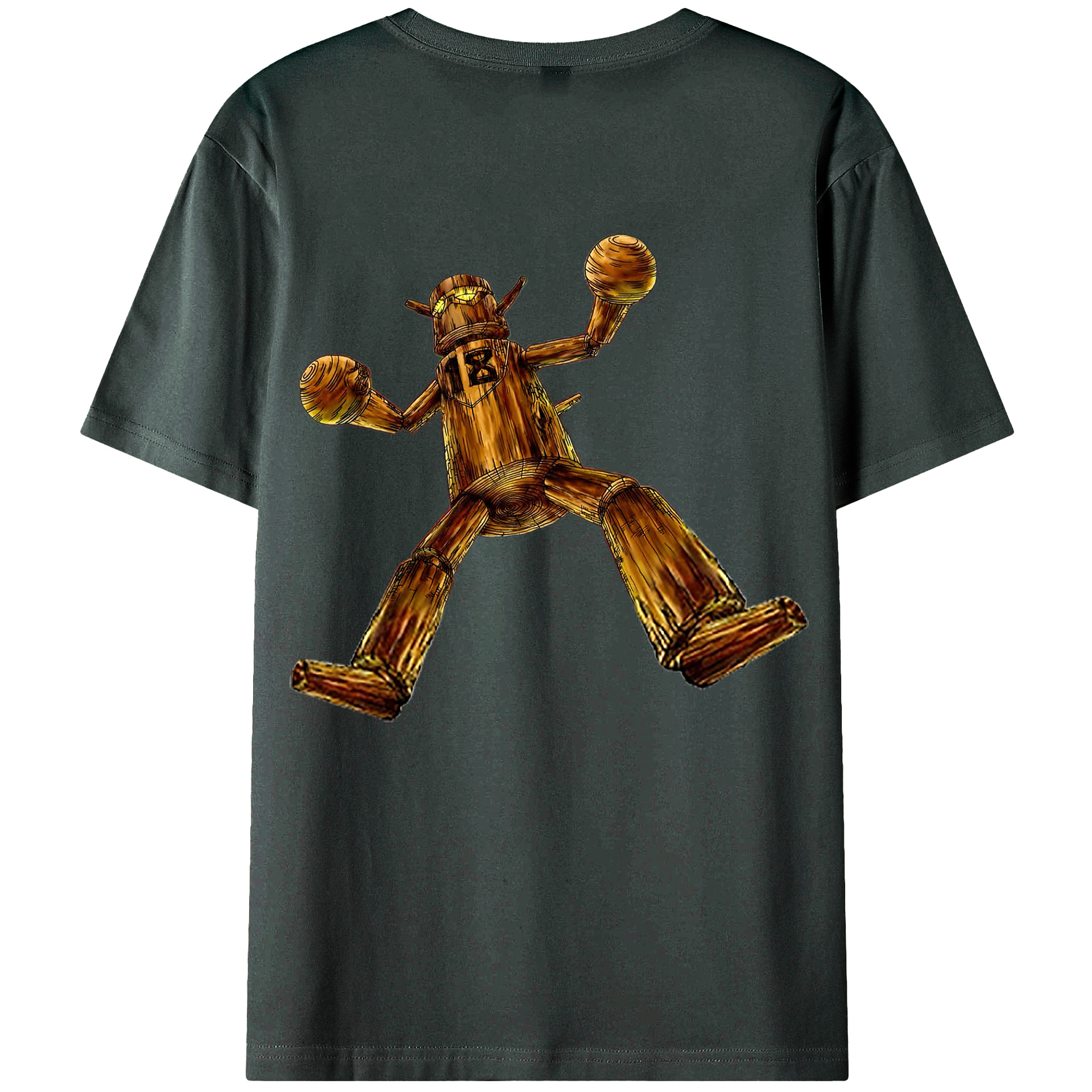 （画像用） 遊☆戯☆王 Yu-Gi-Oh! 綿100％ メンズ半袖Tシャツ（バックプリント） 通気性